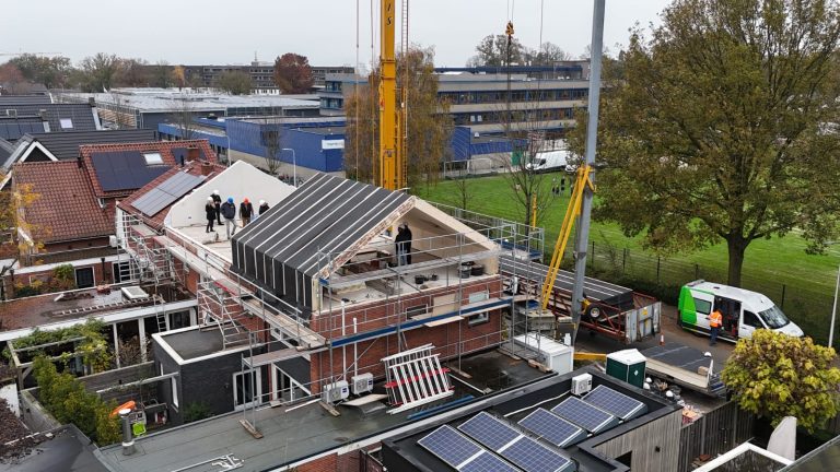 Het plaatsen van een kappi in oldenzaal